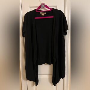 MICHAEL Michael Kors Black Open-Front Cardigan